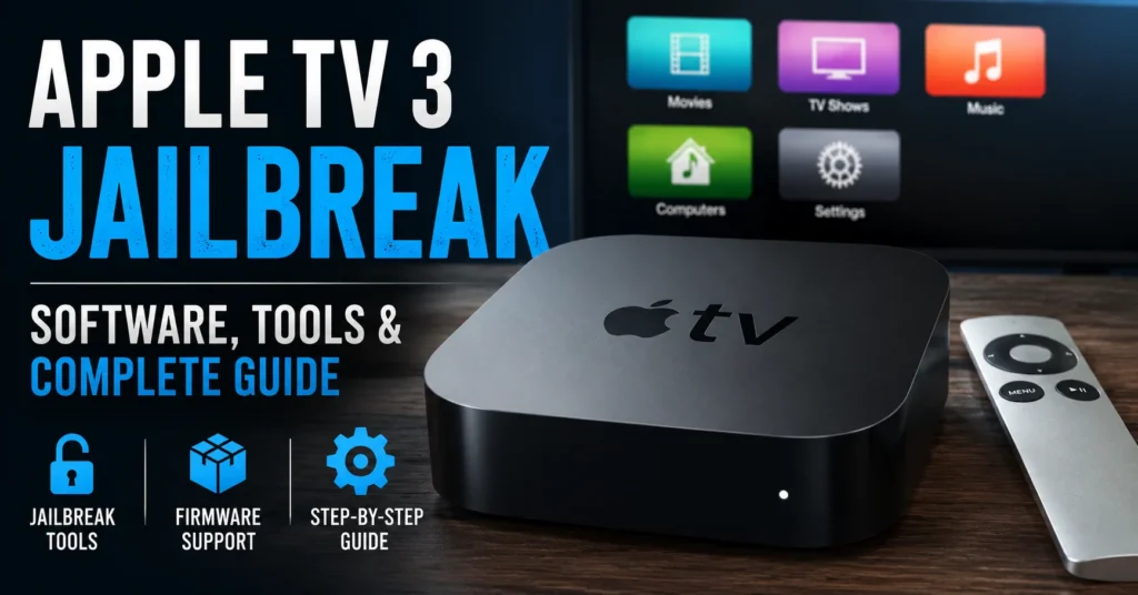 Apple TV 3 jailbreak software and jailbreak tools guide
