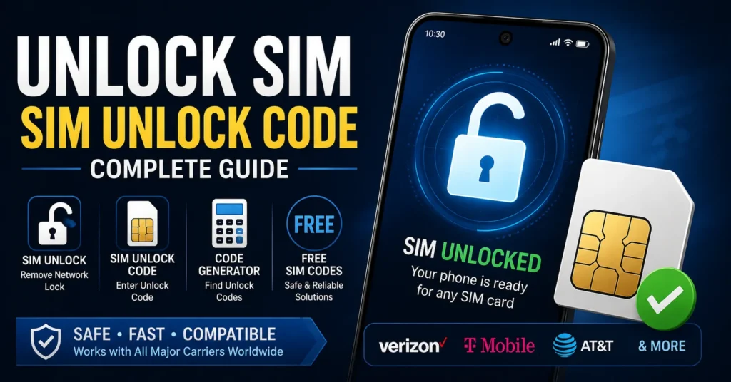 Unlock SIM and SIM unlock code guide
