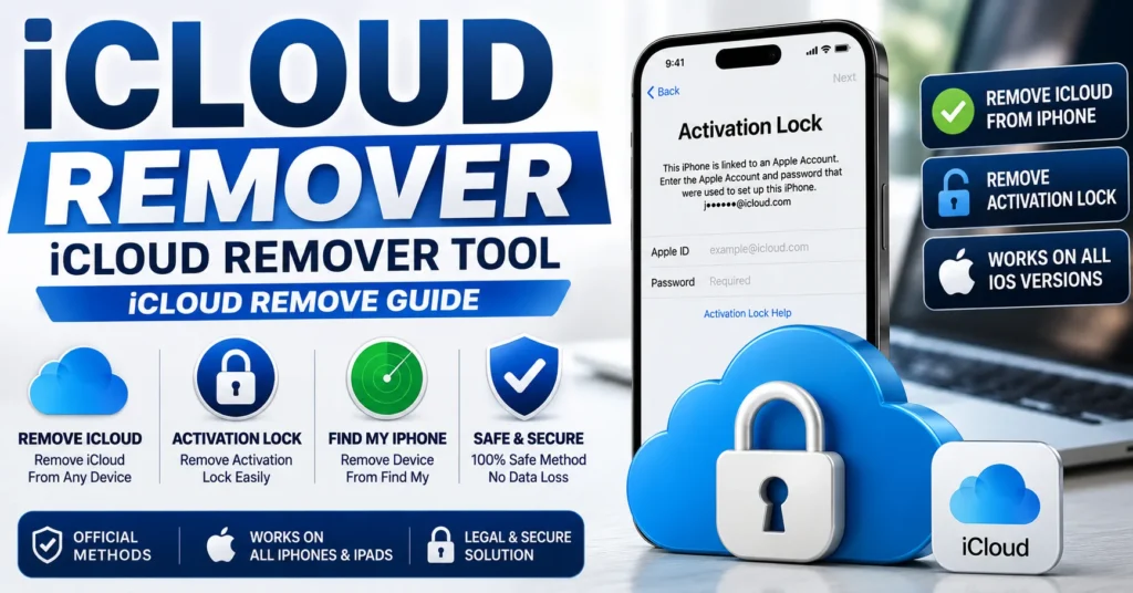 iCloud remover tool and iCloud Activation Lock removal guide