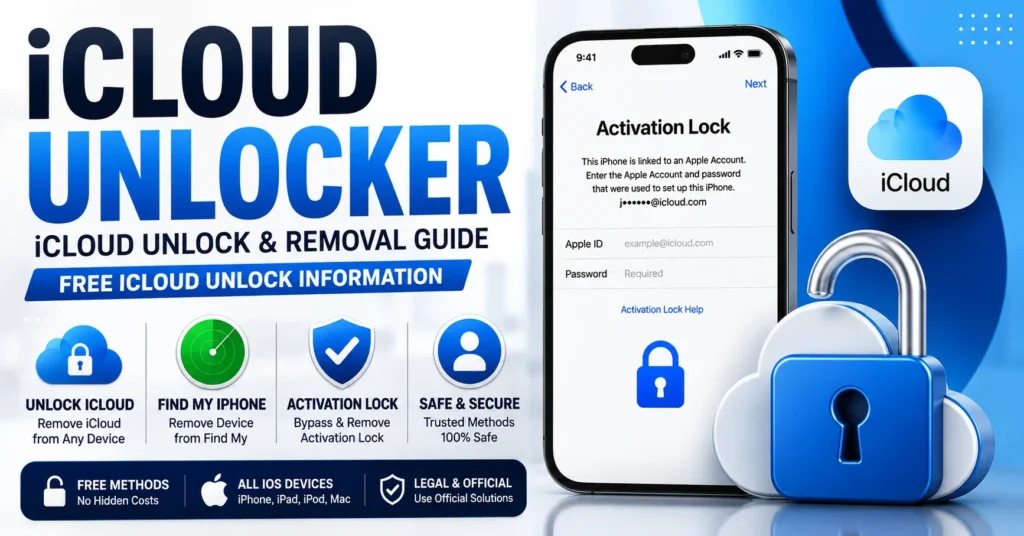 iCloud unlocker and iCloud unlock guide for iPhone