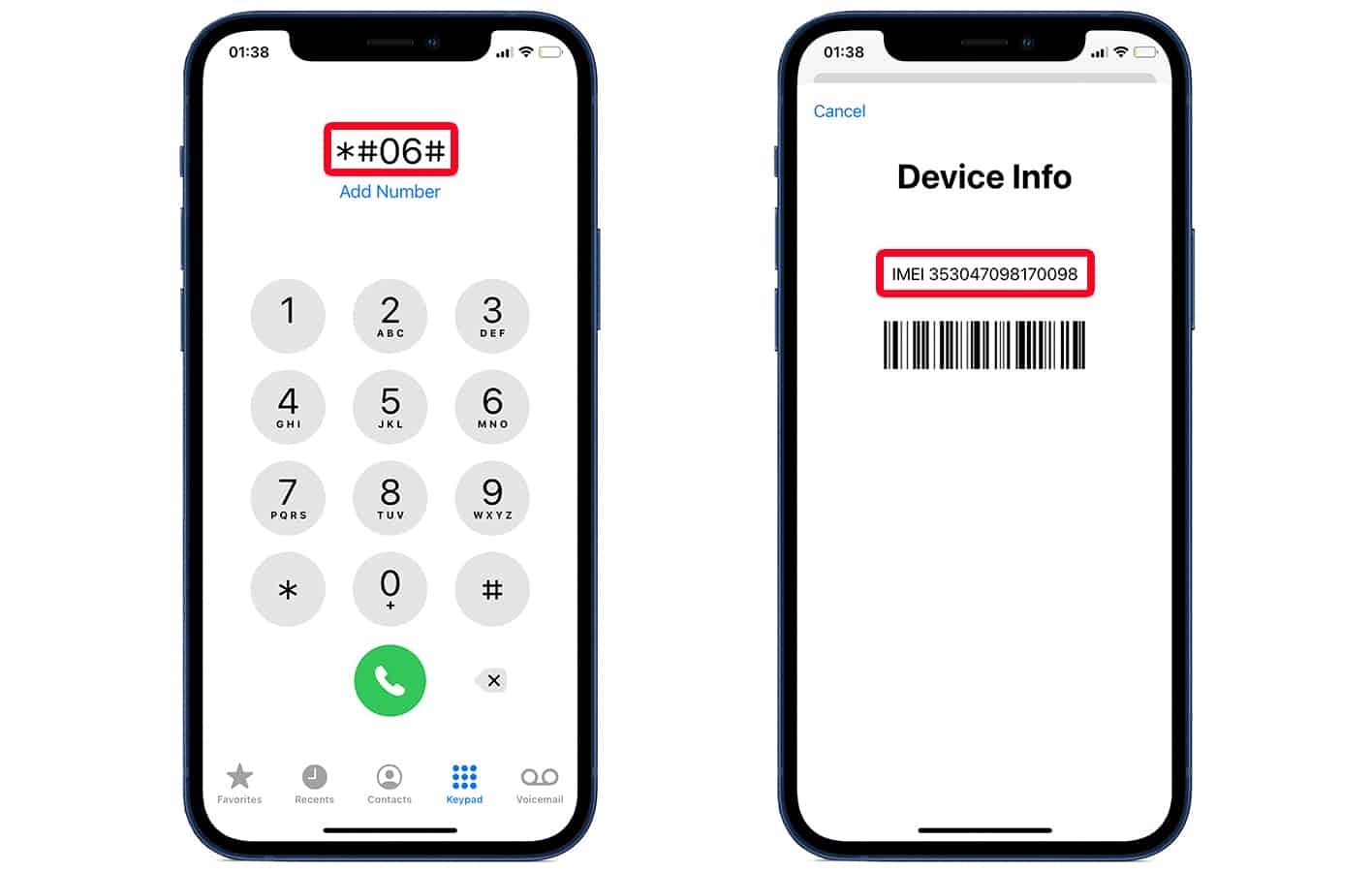 iphone 11 pro max imei