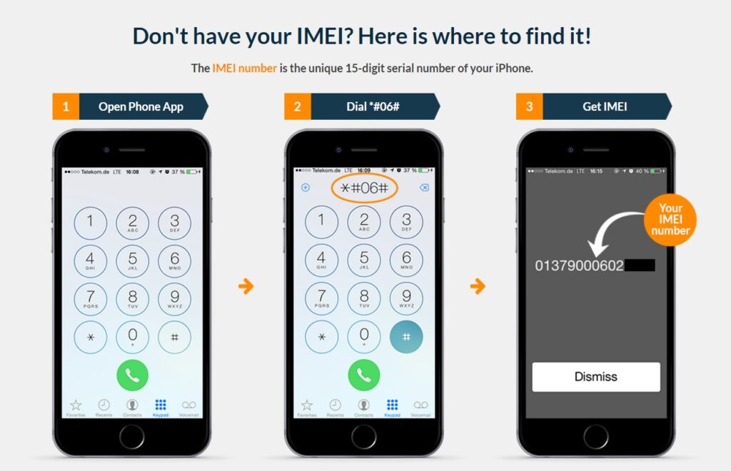 Find IMEI Number On Lost iPhone