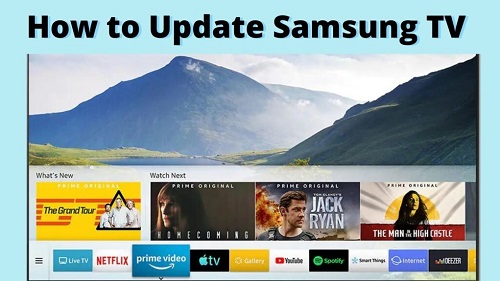How To Update Samsung TV Software