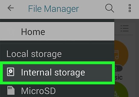 Internal Storage