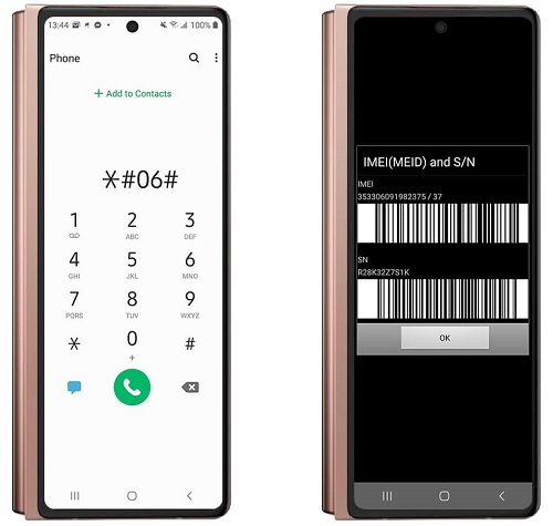 Samsung Galaxy Z Fold 4 IMEI Number