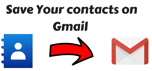 Save Contacts On Gmail