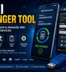 IMEI changer tool for Android phone showing IMEI information and repair options