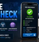 iPhone IMEI check showing device status and blacklist verification
