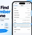 How to find EID number on iPhone using Settings, General, and About