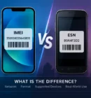 IMEI vs ESN comparison showing the differences between modern IMEI and older ESN phone identifiers