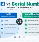 IMEI vs serial number comparison showing the differences between phone identifiers