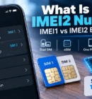 IMEI1 and IMEI2 displayed on a smartphone showing two cellular device identifiers