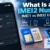 IMEI1 and IMEI2 displayed on a smartphone showing two cellular device identifiers