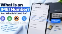 What is an IMEI number and what is it used for on a mobile phone